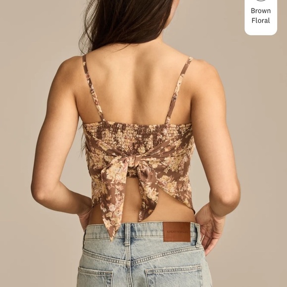 Lucky Brand Hanky Hem Scarf Top - Picture 4 of 5